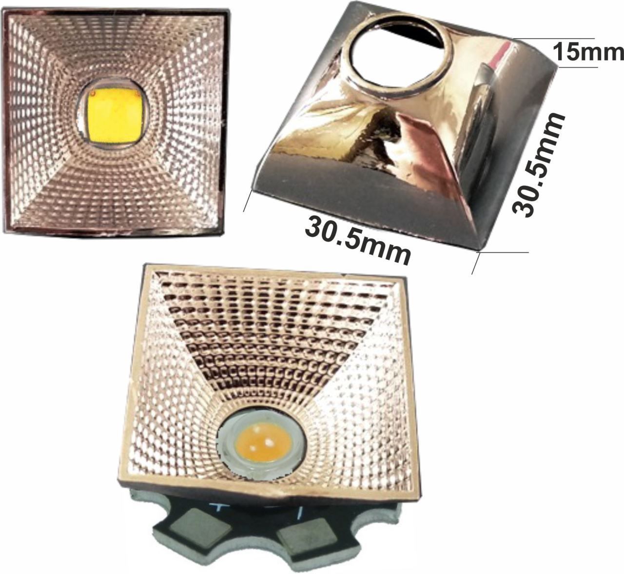 Reflector-Lentes 30.5x15mm